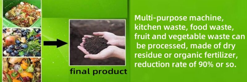 Kitchen waste into organic fertilizer equipment